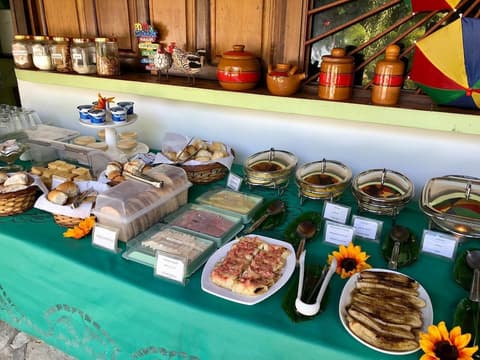 Pousada das Oliveiras, Breakfast buffet