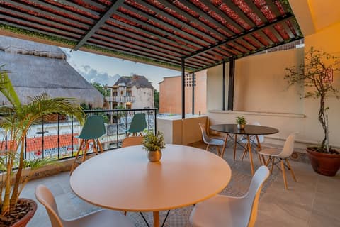 Hotel Brisas 5a Av. Playa del Carmen, Terrace/patio