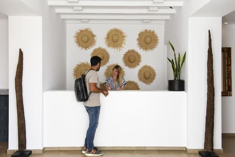 Mykonaki Hotel, Reception