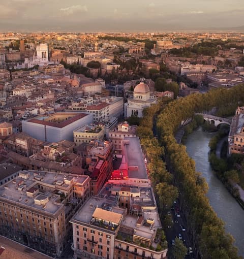 citizenM Rome Isola Tiberina, Aerial view