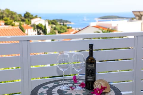 Rooms Stella Maris, Balcony view