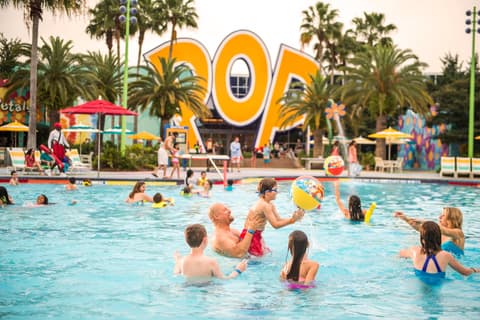 Disney's Pop Century Resort, Pool view