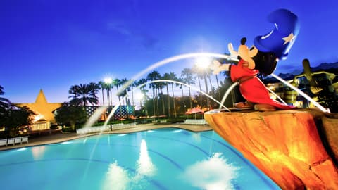 Disney's All Star Movies Resort, Pool view