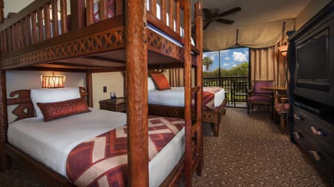 Disney's Animal Kingdom Lodge, Guest room