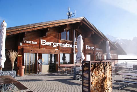 Berggasthaus First - Only Accessible by Cable Car, 