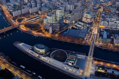 Vue sur Seine Musicale, 