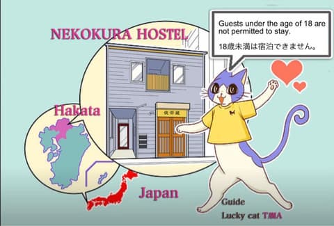 Nekokura Hostel, 