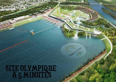 Calme absolu, terrasse et parking entre Paris et Disney, 