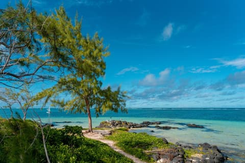 Stunning Belle Mare Beachfront Apartment, 