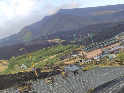 Camper nel Camping Etna, 