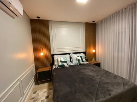 Apartamento locação de temporada Luxo Gramado no Centro!, 