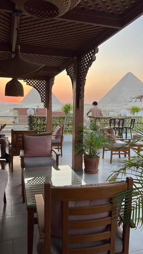 BrassJimmy pyramids view, 