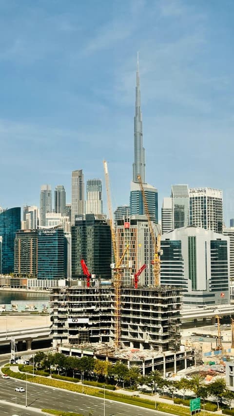 Upscale Apartment at Oval Tower Near Downtown with Balcony and Parking by Belvilla, 