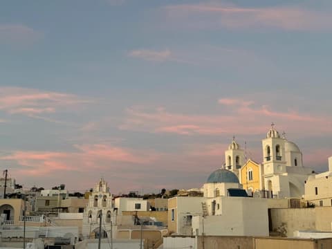 Unique small stonehouse at Thira, 