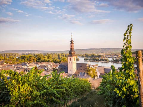 La vallée du Rhin romantique et le rocher de la Lorelei
