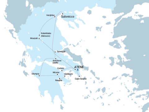 Gran Tour Atene, Grecia Classica, Meteore e Grecia del Nord da Atene