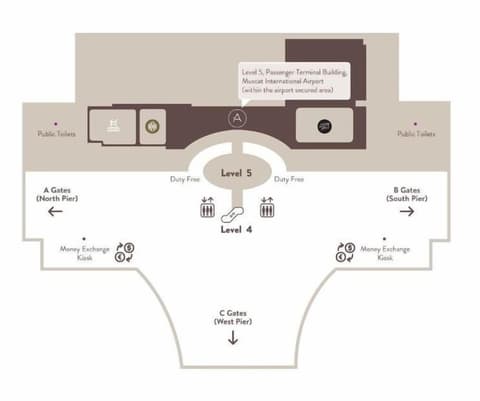 Aerotel Muscat - Airport Transit Hotel, Floor plan