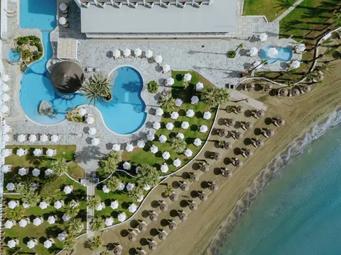 Golden Bay Beach Hotel, Beach