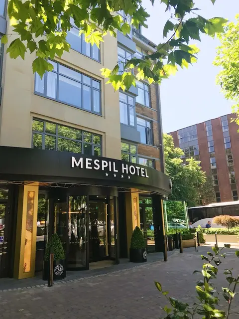 Mespil Hotel, Property entrance