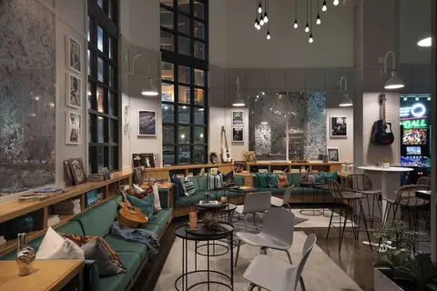 MOXY Memphis Downtown, Lobby lounge