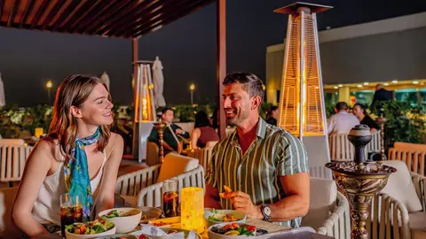 Towers Rotana, Terrace/patio
