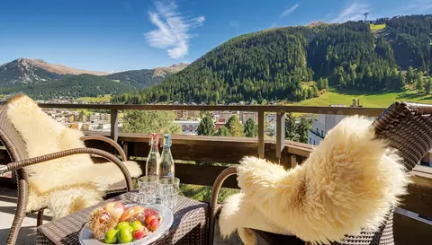 Morosani Posthotel Davos, Balcony