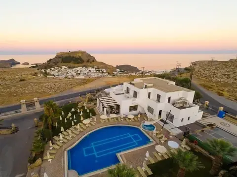 Lindos View Hotel, Aerial view