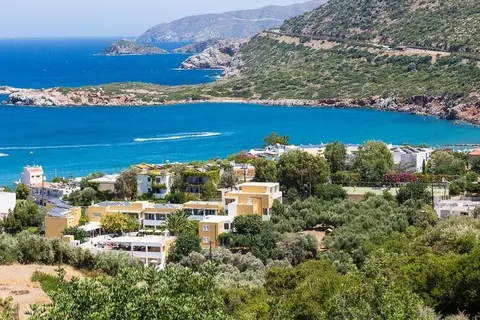 Xidas Garden, Aerial view