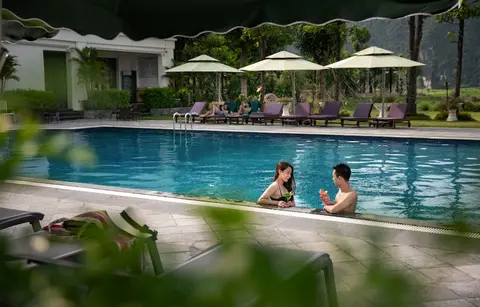 Ninh Binh Hidden Charm Hotel & Resort, Interior entrance