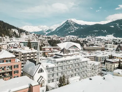 Hard Rock Hotel Davos, Aerial view