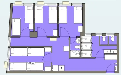 Check Inn HK - Hostel, Floor plan