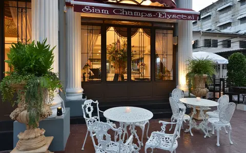 Siam Champs Elyseesi Unique Hotel, Outdoor dining