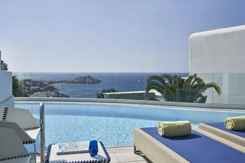 Myconian Ambassador Hotel Relais & Chateaux, Terrace/patio