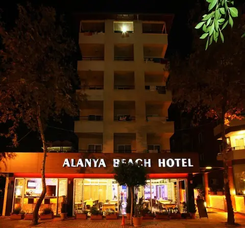 Alanya Beach Hotel, Front of property - evening/night