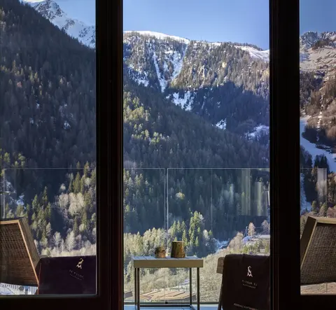 Le Massif Hotel & Lodge Courmayeur The Leading Hotels of the World, View from room