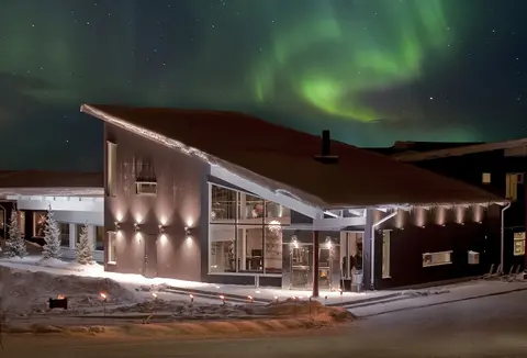 Camp Ripan, Front of property - evening/night