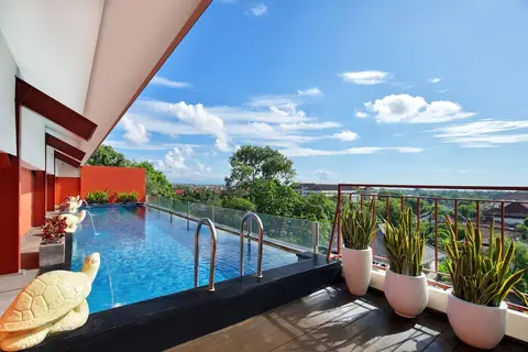 Four Star by Trans Hotel Sanur, Rooftop pool