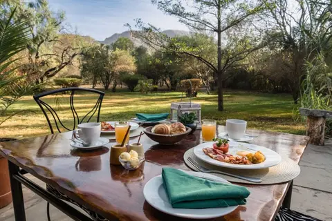Flamingo Hill Tented Camp, Breakfast meal