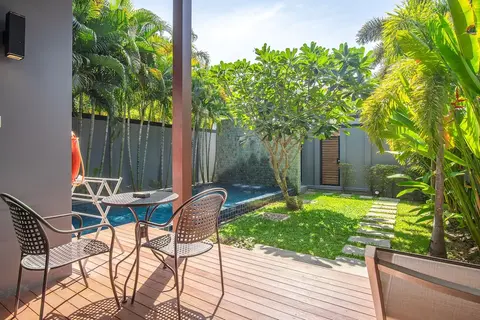 Two Villas Holiday Phuket Onyx Style Nai Harn Beach, Outdoor banquet area