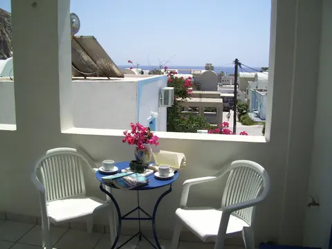 Ancient Thera Studios, Balcony