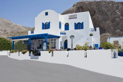 Ancient Thera Studios, Front of property