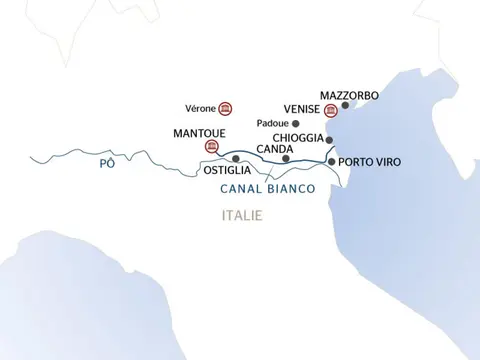 De Mantoue, bijou de la Renaissance, à Venise, la cité des Doges