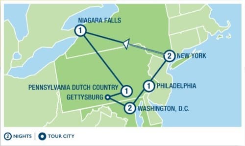 Great Eastern Cities - New York to New York