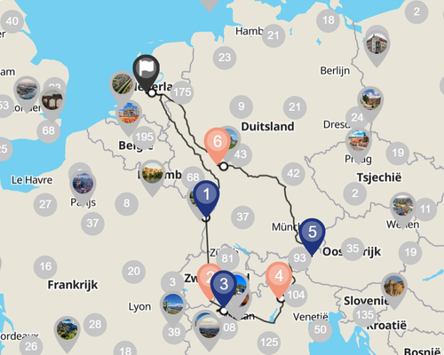 Autorondreis Zwitserland, Italië en Oostenrijk