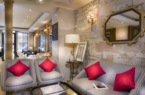 Dauphine Saint Germain Hotel, Lobby sitting area