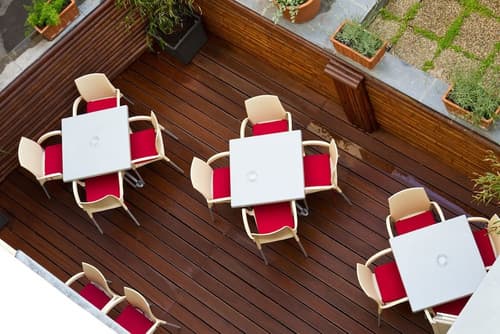 Hotel Boltzmann, Outdoor dining