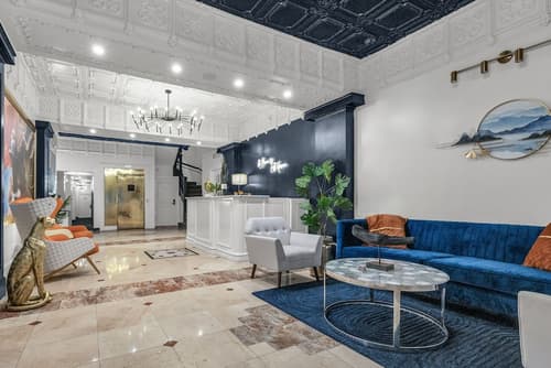 Nob Hill Hotel, Lobby sitting area