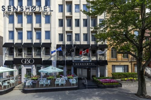 SENS Hotel, Front of property