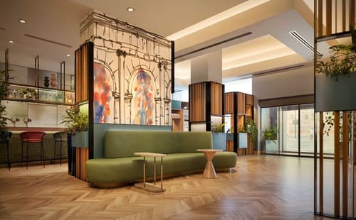 Hilton Garden Inn Rome Colosseum, Lobby sitting area