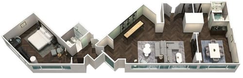 Boston Marriott Copley Place, Floor plan